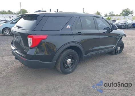 2020 Ford Police Interceptor Police Interceptor из США, поврежденный, VIN 1FM5K8AB4LGA83096